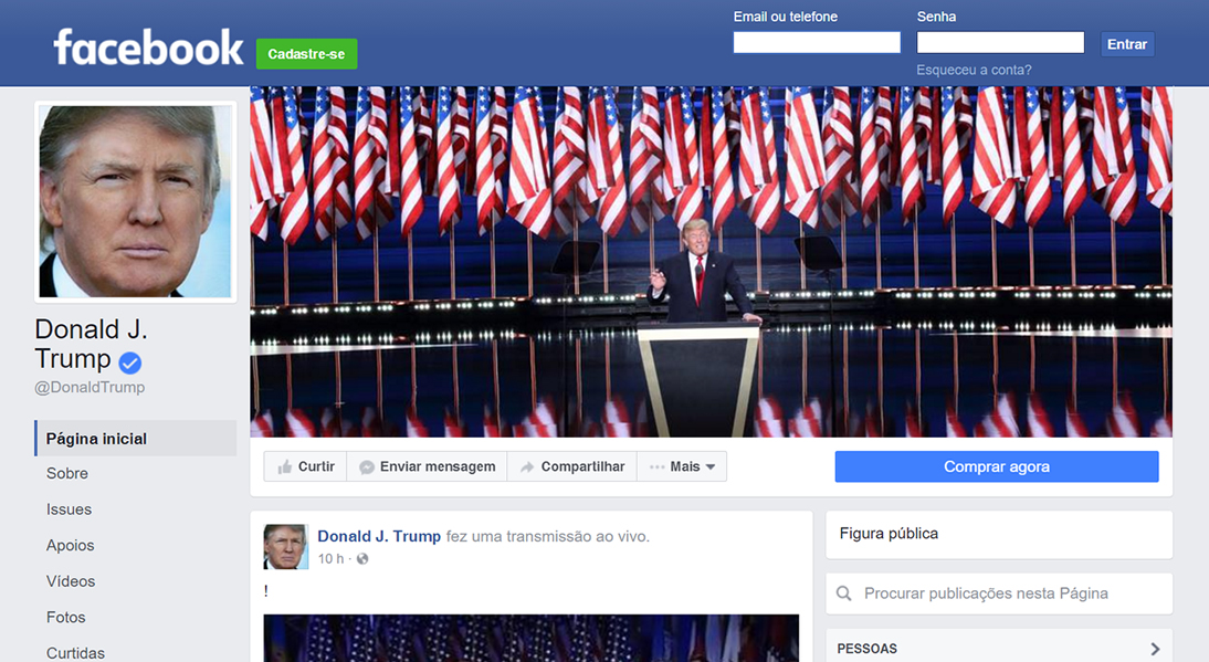 o que o facebook tem a ver com a vitoria de Trump.