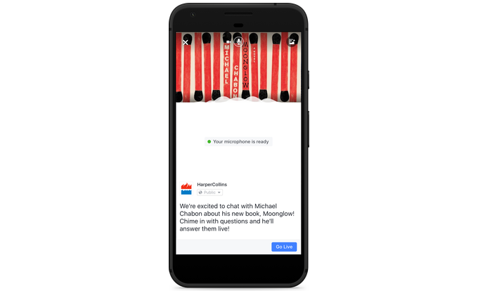 facebook lanca LIVE AUDIO