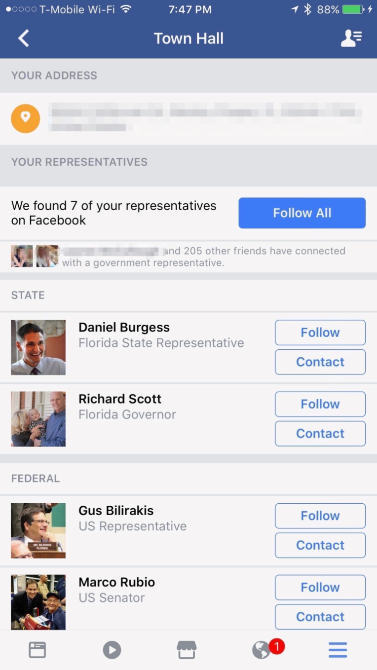 facebook lanca ferramenta para falar com politico