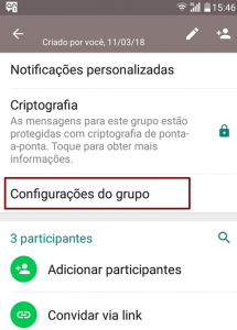 bloquear mensagens de usuários em grupos no whatsapp 