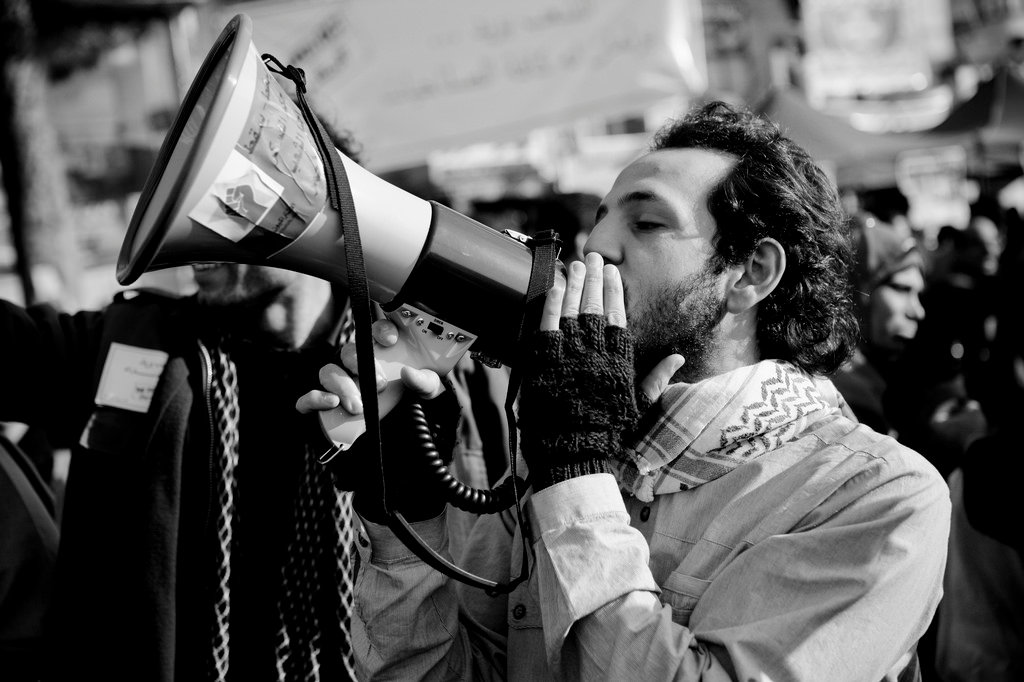 activists in Tahrir Square